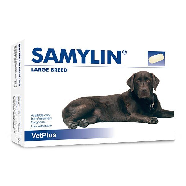 Supliment nutritiv pentru animale, Samylin caini mari - peste 30 kg - cutie 30 comprimate