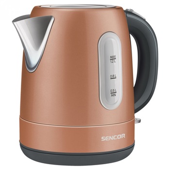 Fierbator electric, Sencor, 1.2 L, 2150 W, Inox, Maro auriu