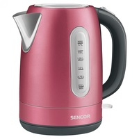 Fierbator electric Sencor SWK1774RD, 2150W, 1.7L, inox, filtru detasabil, oprire automata, baza rotativa 360°, rosu/negru