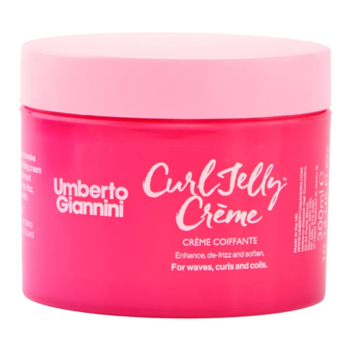 Crema pentru coafarea parului cret, Curl Jelly Creme, Umberto Giannini, 300 ml Curl Jelly Crème