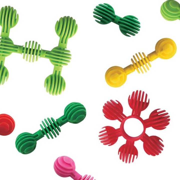 Különböző formájú összeszerelő és alkotó játék, Zanox®, 25 darabos