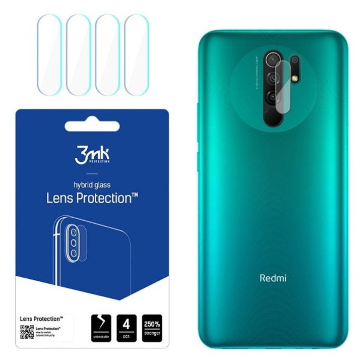 3MK Lens Protect Xiaomi Redmi 9 készülékhez kamera lencsevédő – 4 db