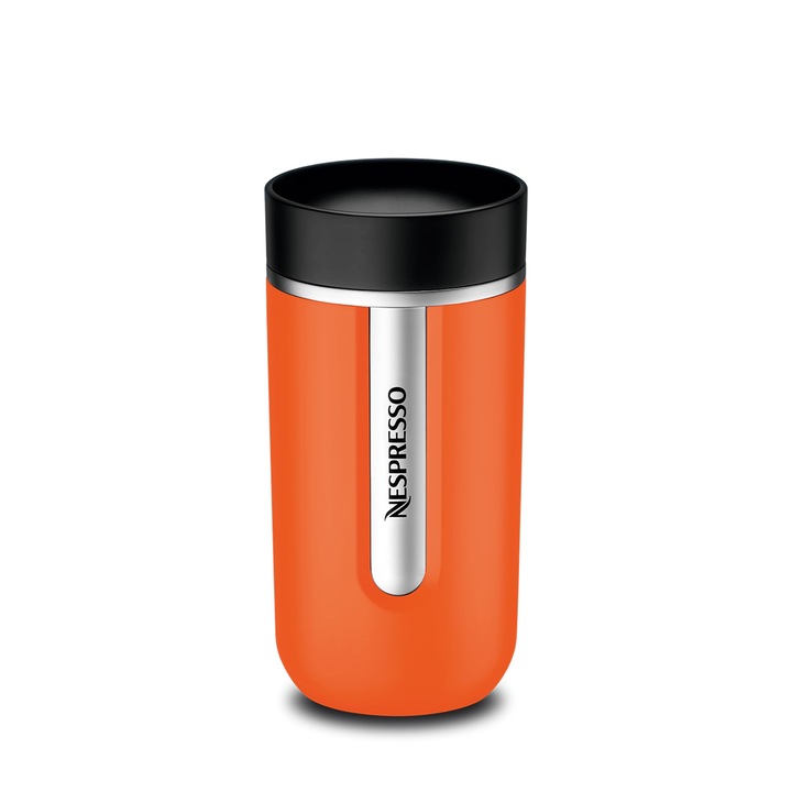 Nespresso Travel Sheet termosz bögre, narancssárga, közepes, 400 ml