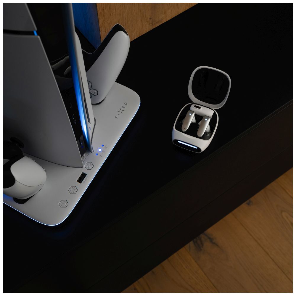 Handsfree Bluetooth Fixed Pods, TWS, Alb