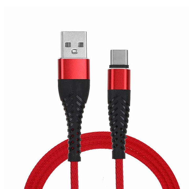 Cablu de date Redix USB TYP-C QC 3.0, 2m, Rosu
