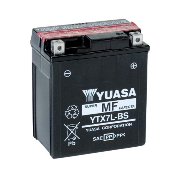 Baterie moto YUASA 12V - YTX7L-BS YUASA