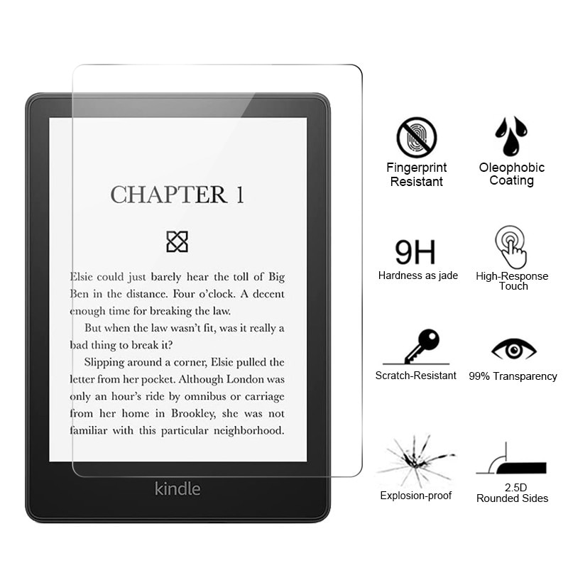 Ecran protector LCD ebook, pentru Kindle Paperwhite 5V Gen 11, din Sticla securizata