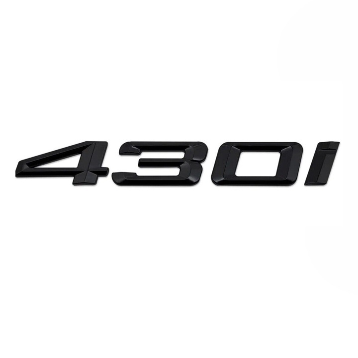 Emblema 430i spate portbagaj BMW, negru