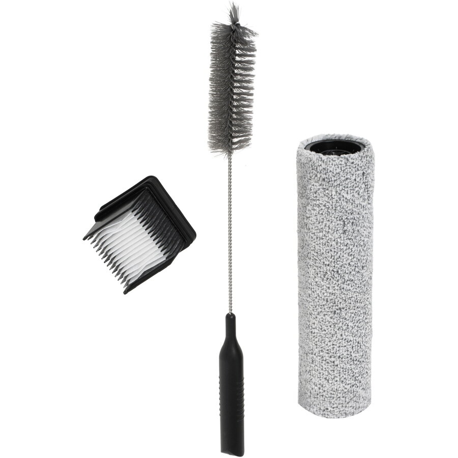 Aspirator fara fir 2 in 1 Adler AD 7077, Curatare umeda si uscata, Indicatii vocale inteligente, Afisaj LED, Filtru HEPA, Rola autocuratatoare, 120W, Alb