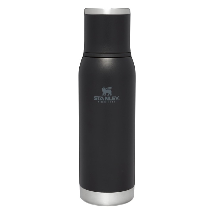 Termos Stanley Adventure To-Go 1.0L, etans, capac izolat, negru