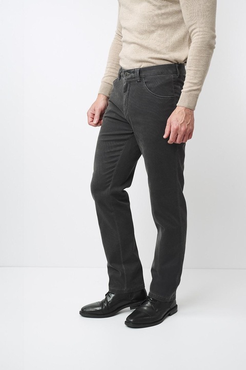 Pantaloni barbati Meyer Dublin 6436 gri, 28 DE W42-L32 US