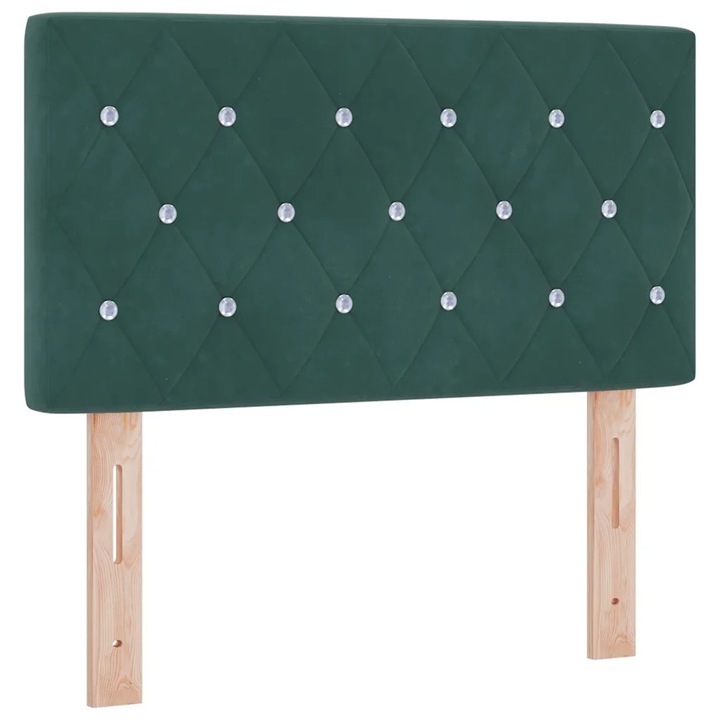 Tablie LED cu lumini cu banda LED Verde inchis 80 cm Poliester, vidaXL, 3338044