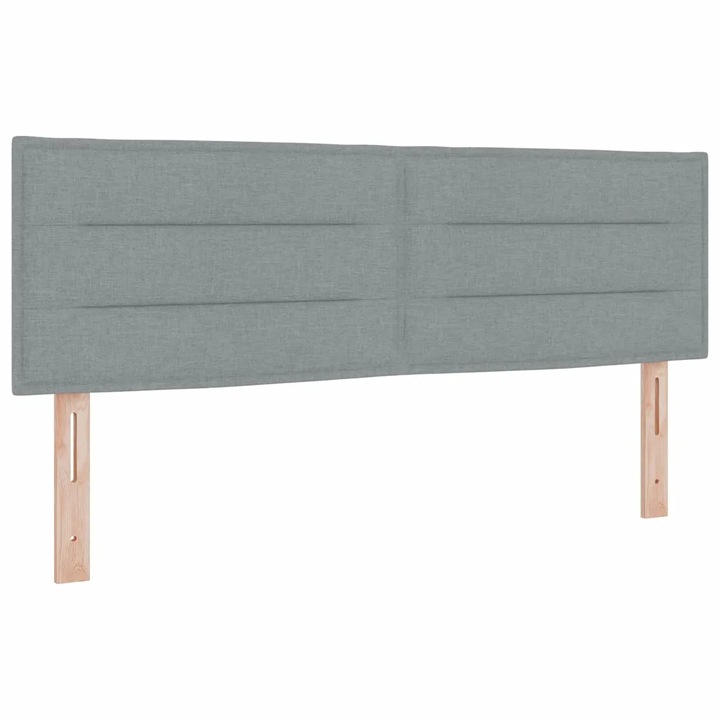 Tablie de pat, VidaXL, Design modern, Iluminare LED, Reglabil pe inaltime