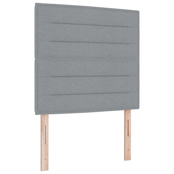 Tablie LED VidaXL, design modern, gri deschis, 100 cm, reglabil