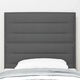 Tablie LED VidaXL, gri închis, 100 cm, material textil, reglabil