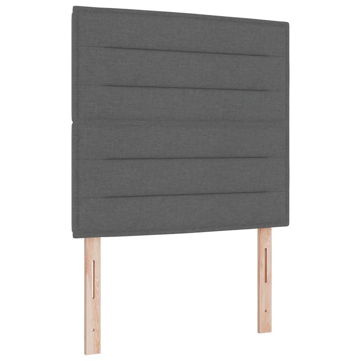 Tablie LED VidaXL, gri închis, 100 cm, material textil, reglabil