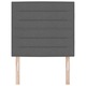 Tablie LED VidaXL, gri închis, 100 cm, material textil, reglabil