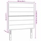 Tablie LED VidaXL, gri închis, 100 cm, material textil, reglabil
