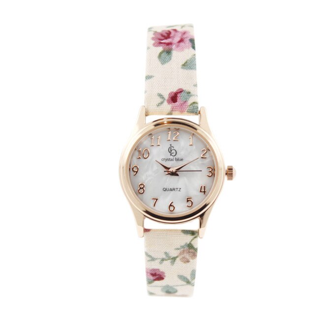 Ceas dama - Crystal Blue - Minimalist Roses