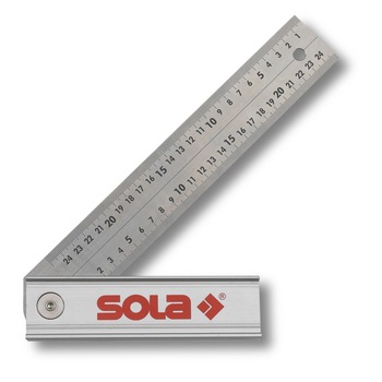 Echer pliabil gradat SOLA QUATTRO 250x170mm Echer pliabil gradat SOLA QUATTRO 250x170mm