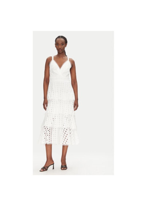 Дамска лятна рокля Access Fashion, 53-3396, Памук, Бяла, Бял