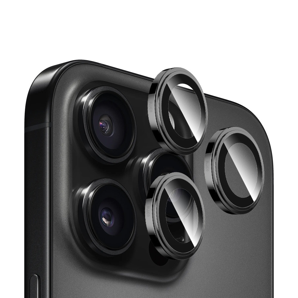 Folie protectie telefon, Blueo, TPU, negru, compatibila cu iPhone 16 Pro / 16 Pro Max