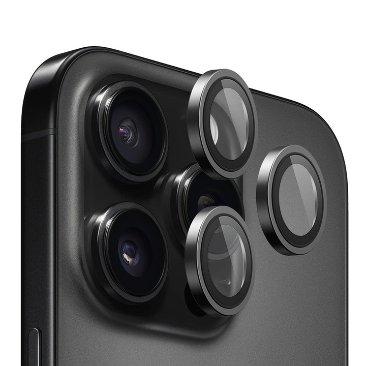 Folie protecție pentru telefon, Blueo, TPU, neagră, pentru iPhone 14 Pro / Pro Max