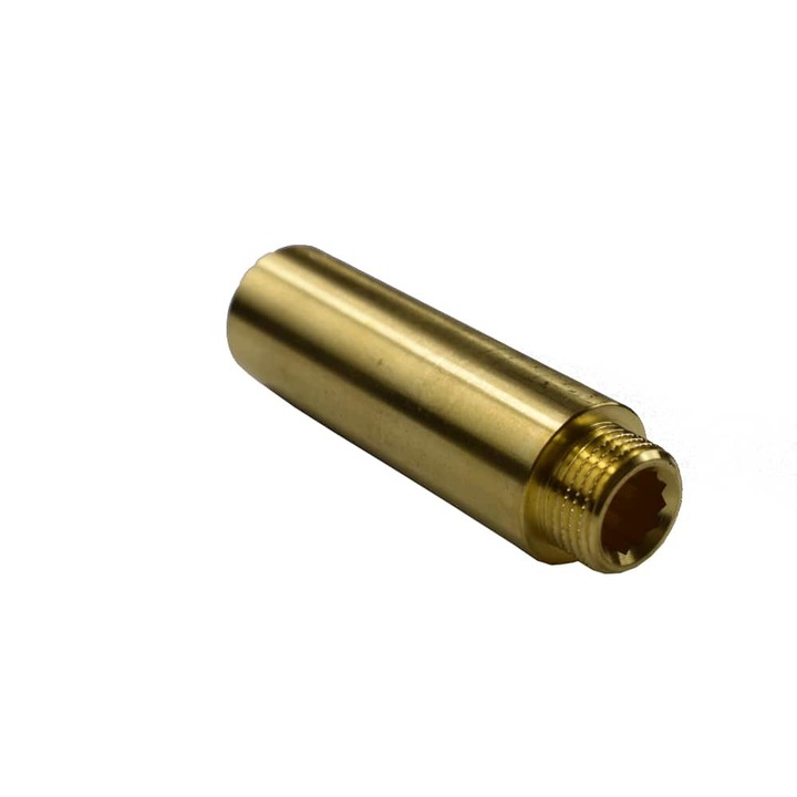 Sárgaréz szerelvény hosszabbító csap 1/2 80mm