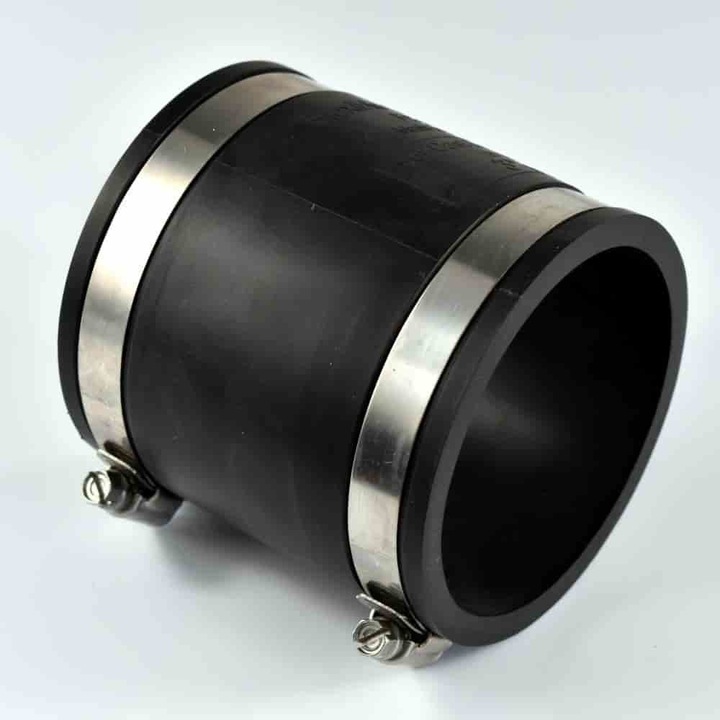 Гъвкава муфа 90 мм за ремонт на тръби, без запояване