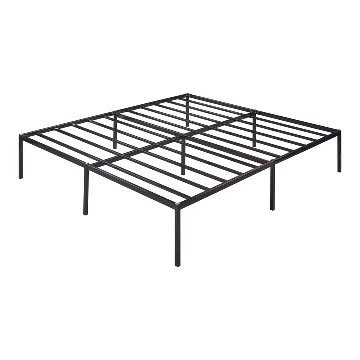 Pat, en.casa, Vardo, 200 x 160 cm, 300 kg, otel, negru