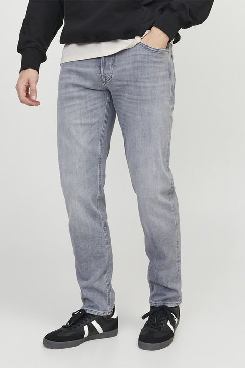 Jack & Jones, Mike lefelé szűkülő farmernadrág, Világosszürke
