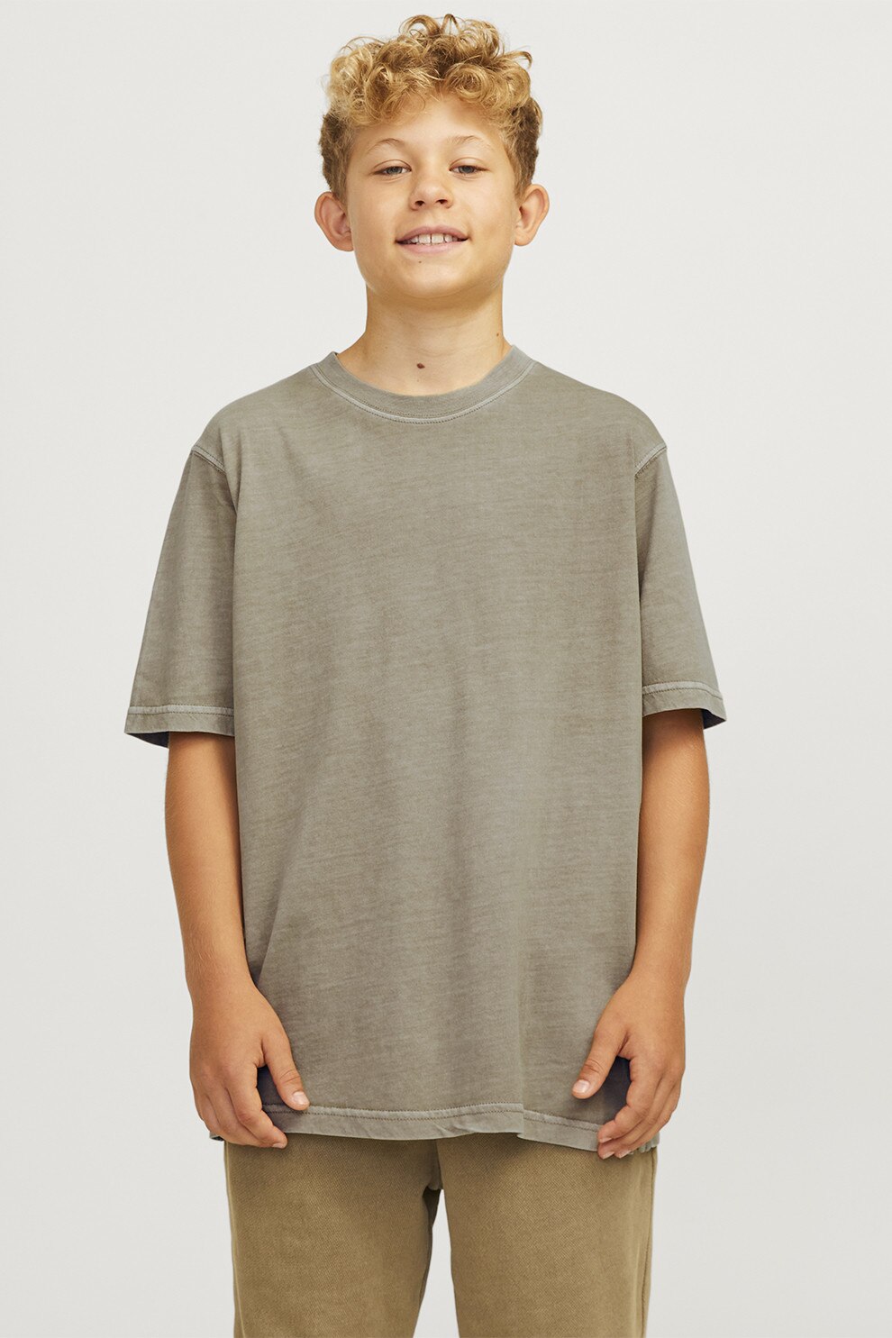 Jack & Jones, Triocu uni din bumbac, Grej, 152 CM
