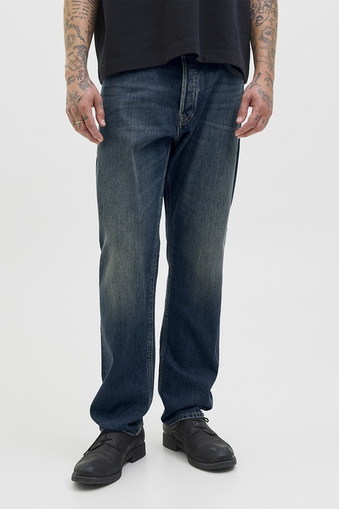 Jack & Jones, Relaxed fit farmernadrág, Tengerészkék