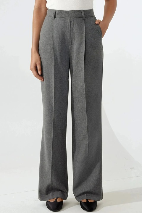 Pantaloni dama HiCCUP eleganti gri, Gri
