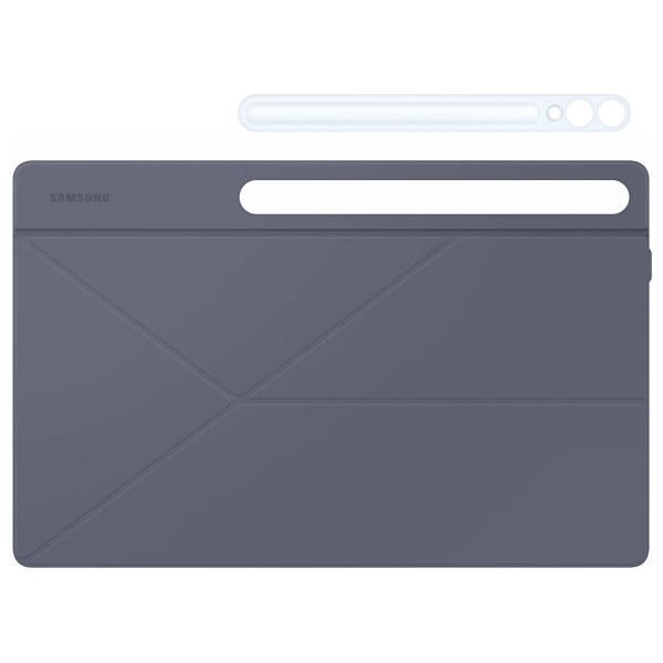 Husa tableta Samsung Smart Book Cover, albastra, compatibila cu Galaxy Tab S9 Ultra, material TPU, doua moduri de vizionare