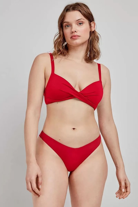 Slip baie brazilian in forma de V, Gisela 2/30271, Rosu