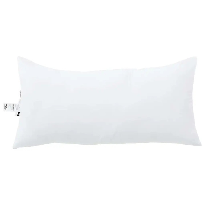 Perna cu perna vidaXL, Alb 61 x 41 x 20 cm Poliester