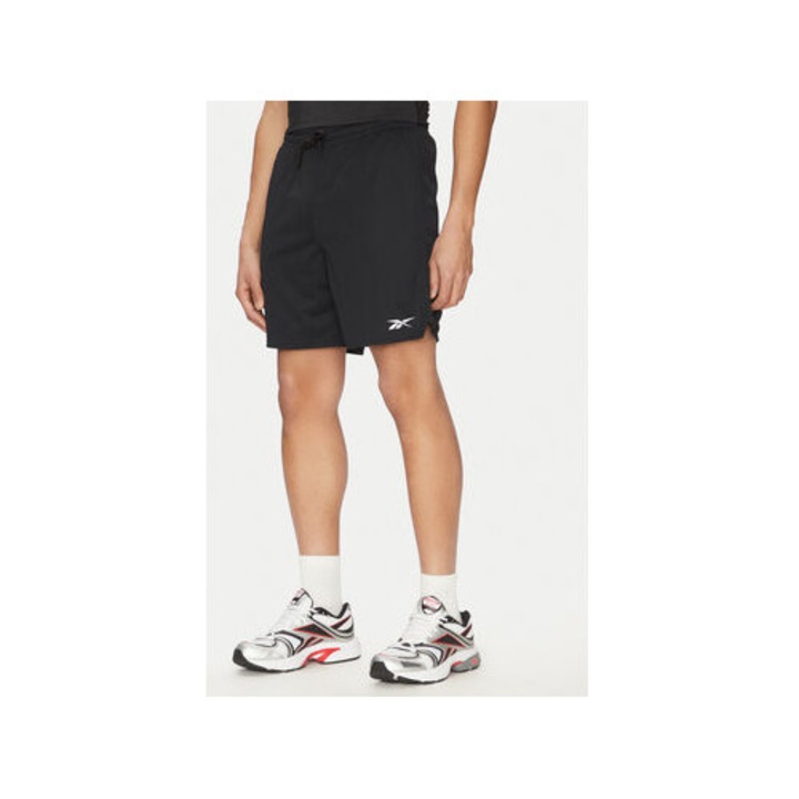 Pantaloni scurti sport barbati Reebok, 100214877, Poliester, S INTL, Negru