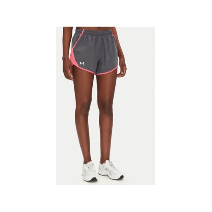 Női sportnadrág Under Armour Fly By 3in Shorts, Szürke