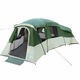 Cort camping VidaXL pentru 6 persoane, poliester, 762x655x218cm, verde