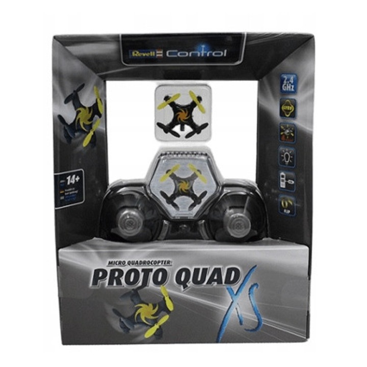 Vehicul zburator Norimpex, REVELL PROTO QUAD XS, 4 elice, design modern, multicolor