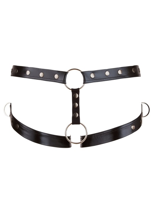 Svenjoyment férfi öv, állítható méret, matt, oldalsó D-gyűrűkkel, 92% poliészter, 8% spandex