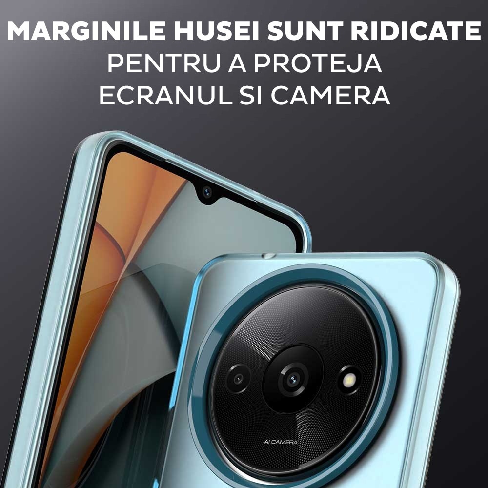Husa pentru Honor Magic 7 Lite / X9c DaDen® CandyCase MagSafe, Antisoc, Incarcare wireless, Butoane protejate, Albastru