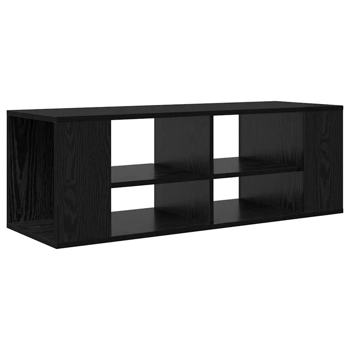 VidaXL TV szekrény garnitúra Fekete tölgy 102 x 35 x 35 cm Faanyag 875127