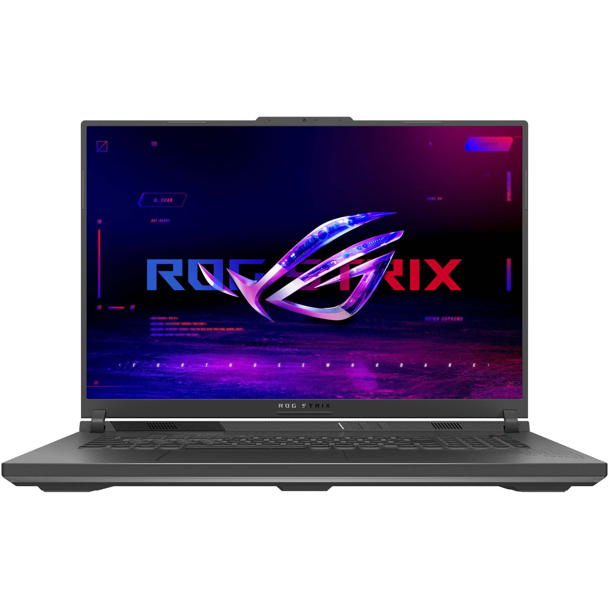 Laptop Gaming ASUS ROG Strix G18 G814PP cu procesor AMD Ryzen™ 9 8940HX pana la 5.3GHz, 18'', Full HD+, WUXGA, IPS, 144Hz, 32GB DDR5 RAM, 1TB SSD, NVIDIA® GeForce RTX™ 5070 8GB GDDR7, No OS, Eclipse Gray