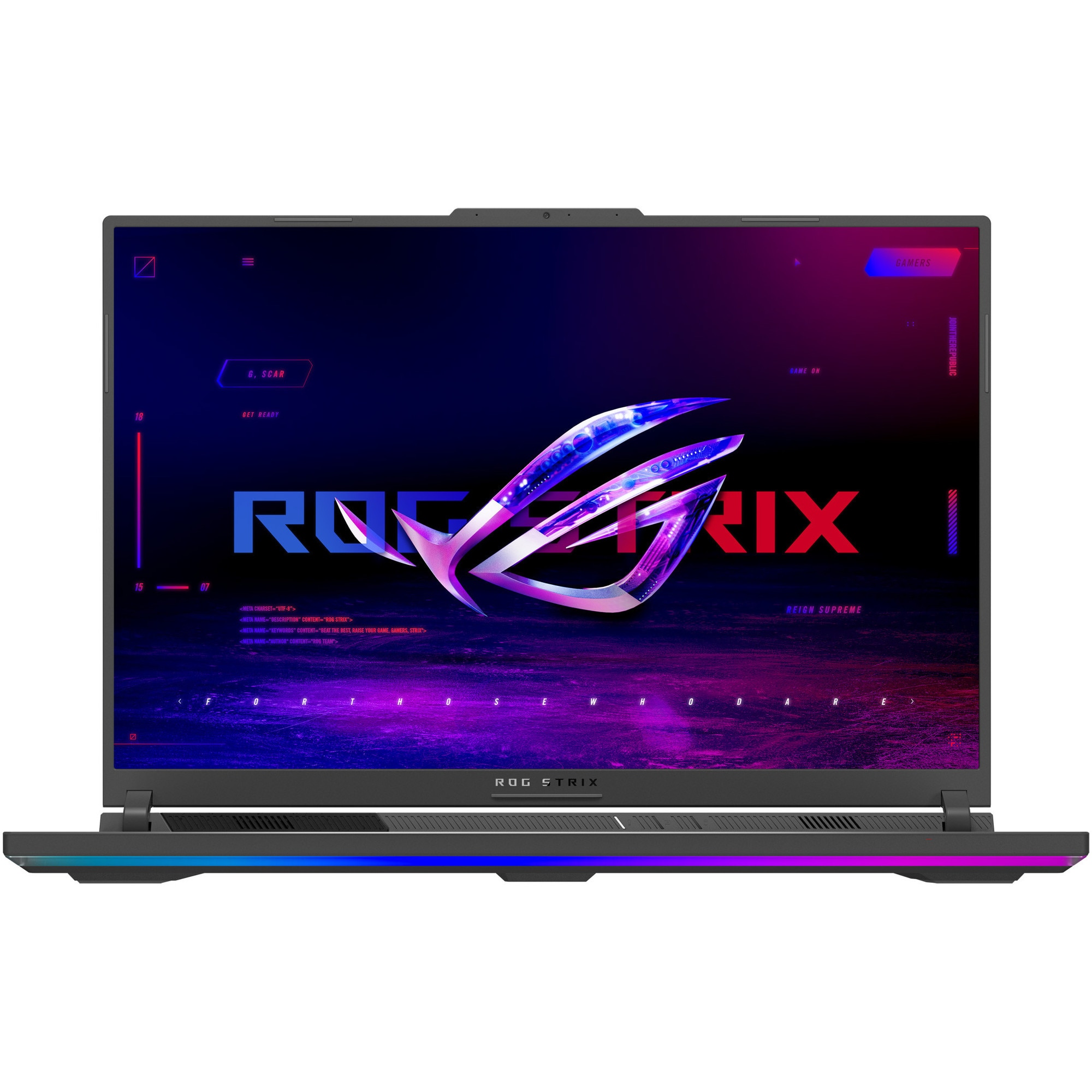 Laptop Gaming ASUS ROG Strix G18 G814PP cu procesor AMD Ryzen™ 9 8940HX pana la 5.3GHz, 18'', Full HD+, WUXGA, IPS, 144Hz, 32GB DDR5 RAM, 1TB SSD, NVIDIA® GeForce RTX™ 5070 8GB GDDR7, No OS, Eclipse Gray