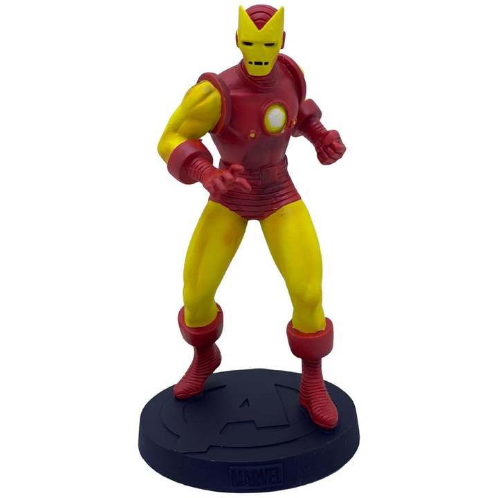 Figurina Iron Man, JPT, 13 cm, rasina, rosu-galben