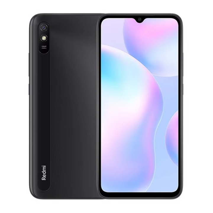 Смартфон Xiaomi Redmi 9A 6GB 128GB 5000mAh 6.53 инча MTK Helio G25 осемядрен 13MP, Черен