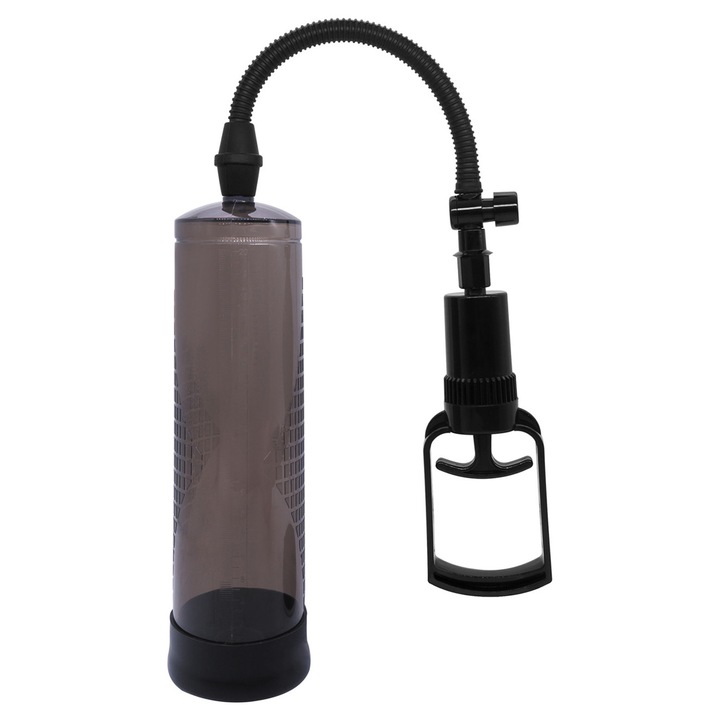 Секс помпа Powerpump MAX, серия B, силикон/ABS, черна, различни размери