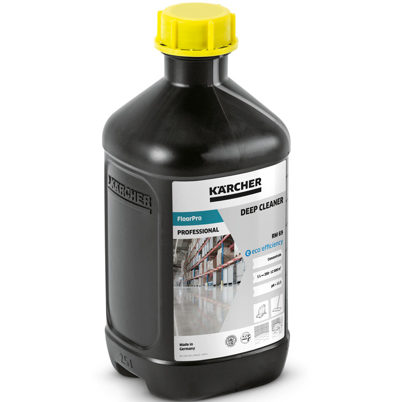 Detergent lichid pentru pardoseli, 2.5 L, tip FloorPro Industrial Cleaner RM69, Karcher